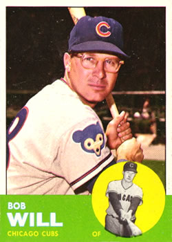 1963 Topps Baseball Cards      058      Bob Will